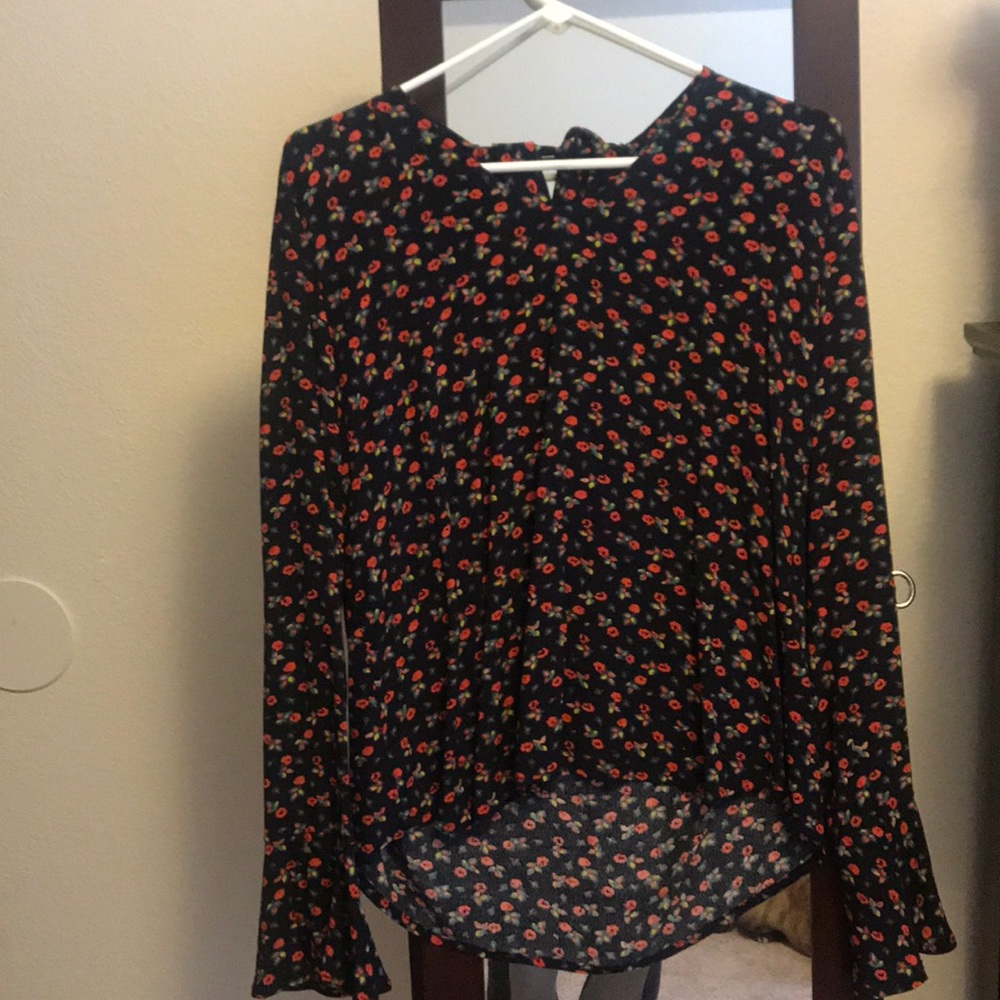 Spring floral blouse